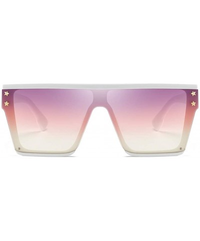 Square Sunglasses Polarized Oversized Personality - G - C818TAUKHZD $12.18