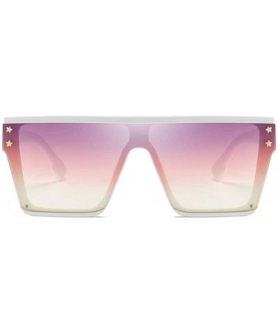 Square Sunglasses Polarized Oversized Personality - G - C818TAUKHZD $12.18