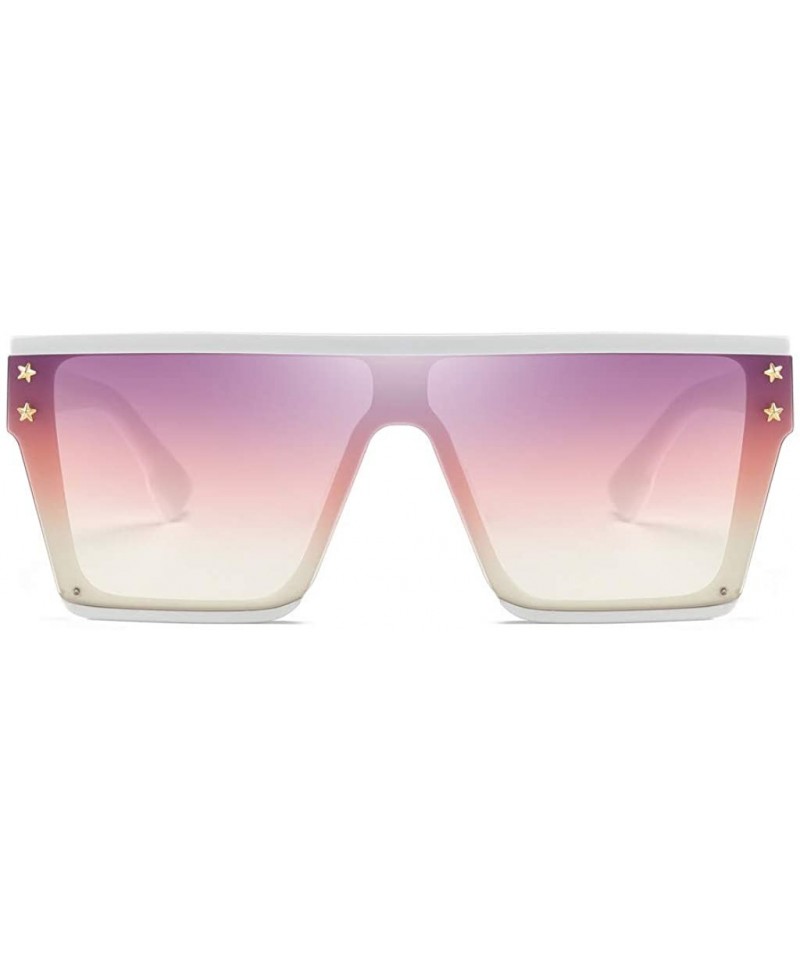 Square Sunglasses Polarized Oversized Personality - G - C818TAUKHZD $12.18