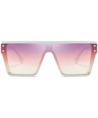 Square Sunglasses Polarized Oversized Personality - G - C818TAUKHZD $12.18
