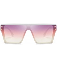 Square Sunglasses Polarized Oversized Personality - G - C818TAUKHZD $12.18