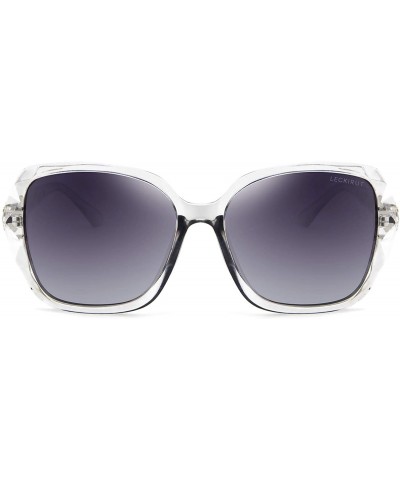 Aviator Oversized Sunglasses for Women Polarized UV Protection Classic Fashion Ladies Shades - CT18U5NRLL9 $13.20