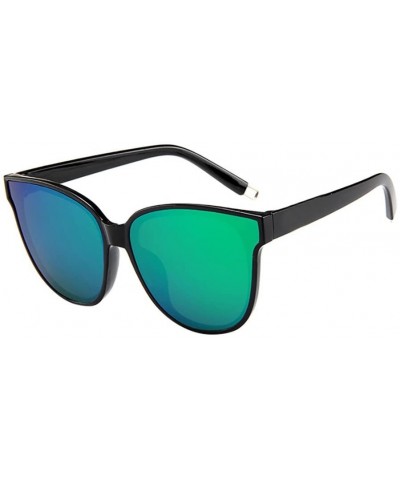 Oversized Vintage Sunglasses for Women - Oversized UV 400 Protection Sun Glasses Plastic Frame Mirrored Shades - C - C7196EO2...