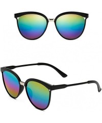 Oversized Cat Eye Fashion Sunglasses-Women's Polarized Sunglasses-OVERSIZED Lens Sturdy - D - CW1905YXHTG $26.04
