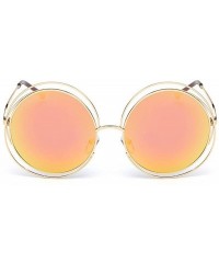 Rimless Vintage Polarized Sunglasses Protection - D - CL1973CY5SY $7.22