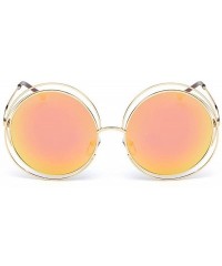 Rimless Vintage Polarized Sunglasses Protection - D - CL1973CY5SY $7.22