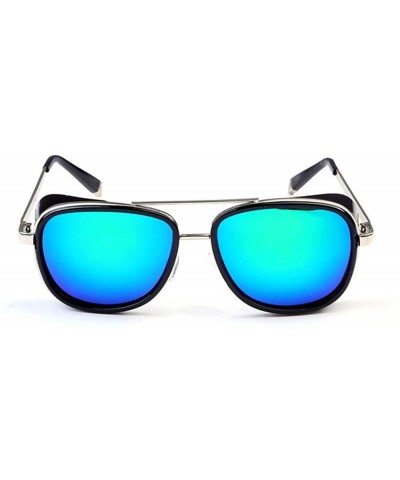 Goggle Classic steampunk sunglasses street style Men/Women Sunglasses Vintage goggle - Black/Green - CK1853C7S97 $19.71