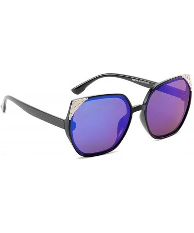 Sport New Fashion Copy Sunglasses Metal Multi-Color Frame Ladies Sunglasses Mirror New Large Glasses - CC18T4O5TQO $39.43