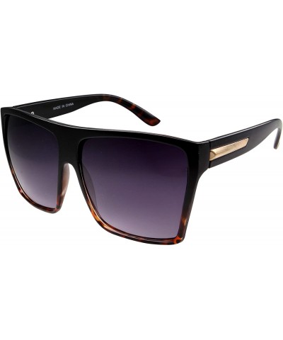 Square X-Large Square Flat Top Sunglasses - CY12CFKKEJL $19.37