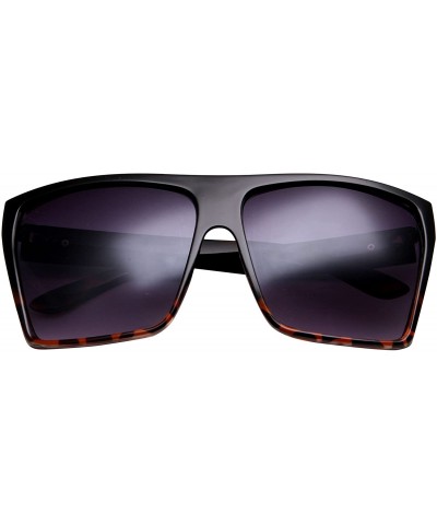 Square X-Large Square Flat Top Sunglasses - CY12CFKKEJL $9.06