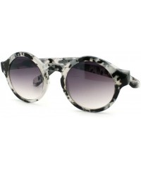 Round Unisex Round Keyhole Sunglasses Vintage Retro Circle Frame - Black Tort - C011S4XQW9Z $8.62