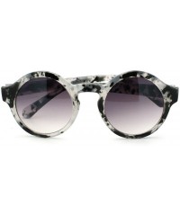 Round Unisex Round Keyhole Sunglasses Vintage Retro Circle Frame - Black Tort - C011S4XQW9Z $8.62