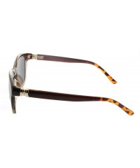 Cat Eye Cateye Bifocal Reading Sunglasses for Women Sunglass Readers with Designer Style - Brown/Leopard - C3182Z9LQ0N $21.76