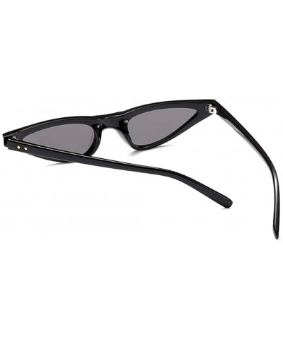 Cat Eye Small Frame Cat Eye Sunglasses for Women Rivet Eyewear UV400 - C2 Leopard Brown - C61987A0E3O $12.83