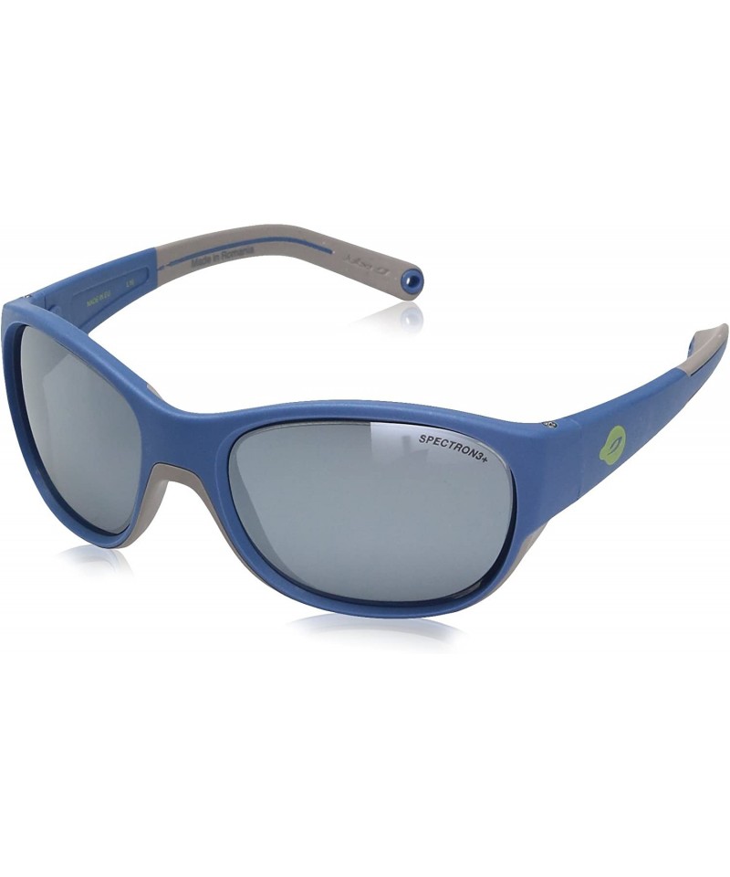 Shield Luky Boys Sunglasses with Great Coverage and Stylish Design for Ages 4-6 - Blue/Gray - C812NFGAOWP $36.14