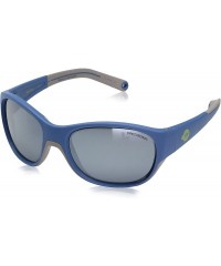 Shield Luky Boys Sunglasses with Great Coverage and Stylish Design for Ages 4-6 - Blue/Gray - C812NFGAOWP $36.14