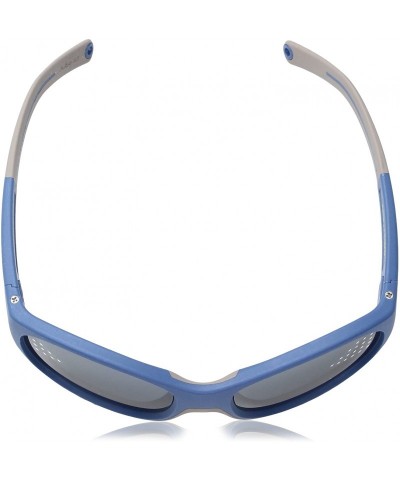 Shield Luky Boys Sunglasses with Great Coverage and Stylish Design for Ages 4-6 - Blue/Gray - C812NFGAOWP $36.14