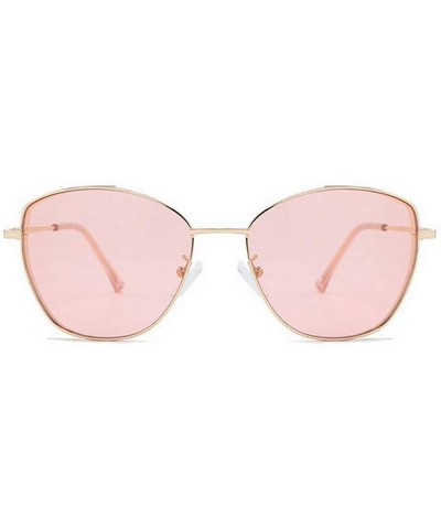 Goggle Ultra light Fashion Lady Full Frame Cat glasses Brand Designer Mens trend Sunglasses - Pink - CL18WWQKN5D $15.69