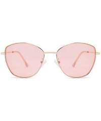 Goggle Ultra light Fashion Lady Full Frame Cat glasses Brand Designer Mens trend Sunglasses - Pink - CL18WWQKN5D $15.69