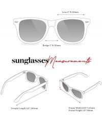 Rectangular Classic Polarized Sunglasses - Matte Light Pink - Smoke - CS1960T5NWW $22.13