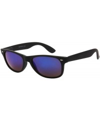 Wayfarer Modern Horn Rimmed Sunglasses - Blue - CI12O5LAN1V $11.87