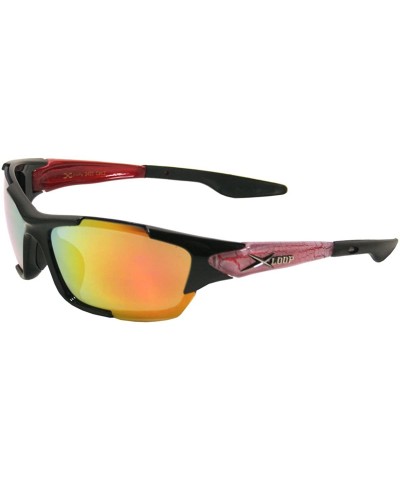 Sport New Performance Sport Cycling Running Sunglasses SA1242 - Red - CX11LEOWCL3 $22.09