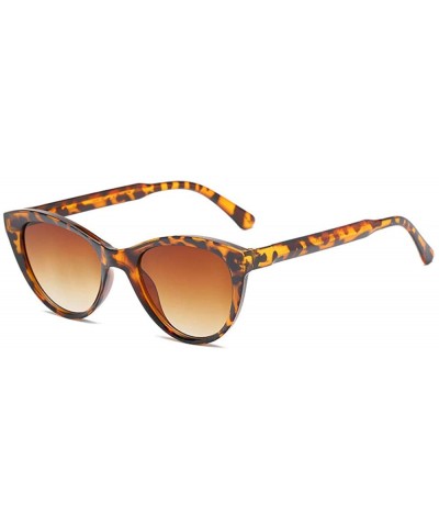 Cat Eye Cat's Eyes Sunglasses Personalized Concave Sunglasses - C3-champagne Box Tea Slices - CW1999K596Q $41.28