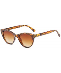 Cat Eye Cat's Eyes Sunglasses Personalized Concave Sunglasses - C3-champagne Box Tea Slices - CW1999K596Q $40.73
