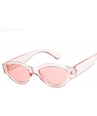 Aviator Cat Eye Sunglasses Women Fashion Brand Designer Rectangle Sun Glasses Ladies C1 - C3 - CM18Y2NYQ4Y $10.78