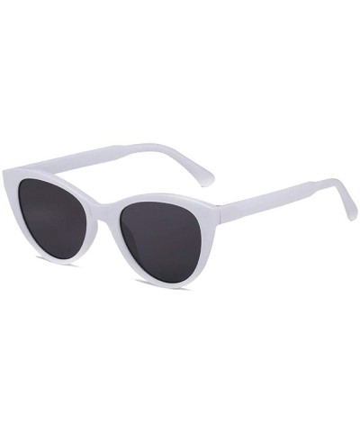 Cat Eye Cat's Eyes Sunglasses Personalized Concave Sunglasses - C3-champagne Box Tea Slices - CW1999K596Q $40.73