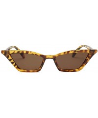 Cat Eye Vintage Sunglasses Women Cat Eye Sun Glasses Retro Small Red ladies Sunglass - Wgray - C618WZUGXRQ $20.46