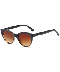 Cat Eye Cat's Eyes Sunglasses Personalized Concave Sunglasses - C3-champagne Box Tea Slices - CW1999K596Q $40.73