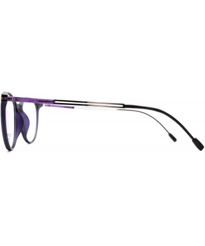 Oval Eyeglasses 8101 Oval Design - for Womens 100% UV PROTECTION - Black - C0192TGR636 $29.32