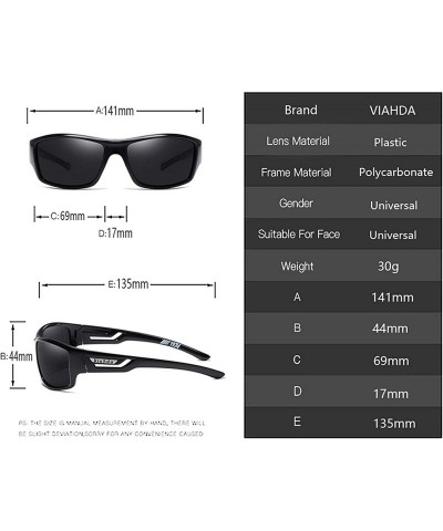 Sport Design New Polarized Sunglasses Men Vintage Sport Outdoor Sun Glasses Male Driving - CI18AL63K9Q $13.39