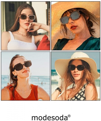 Square New Vintage Square Frame Sunglasses for Men and Women UV400 Protection - Tortoise (Brown Lenses) - CK195R3IE0C $16.56