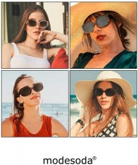 Square New Vintage Square Frame Sunglasses for Men and Women UV400 Protection - Tortoise (Brown Lenses) - CK195R3IE0C $16.56