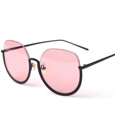 Goggle Sun Glasses Round Candy Color Sunglasses Fashion Vintage Hip Hop Style Lenses Glasses Drop Ship-Pink - C7199I98M5R $52.86