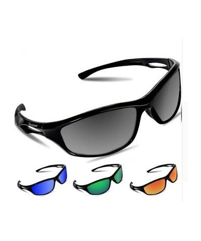 Sport Sport Polarized UV400 Bicycle Men Women Cycling Sunglasses Fishing Running Eyeware - Blue - CJ18EZK8O3R $13.37