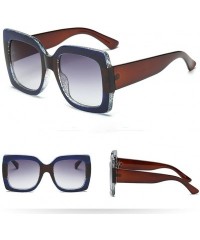 Aviator Eyewear Vintage Oversize Sunglasses Retro Eyeglasses Driver Glasses UV (B) - B - C318QGEOC7G $19.07