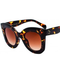 Oversized Fashion Sunglasses Gradient Oversized Outdoor - Pink - CJ197HOTASX $41.44