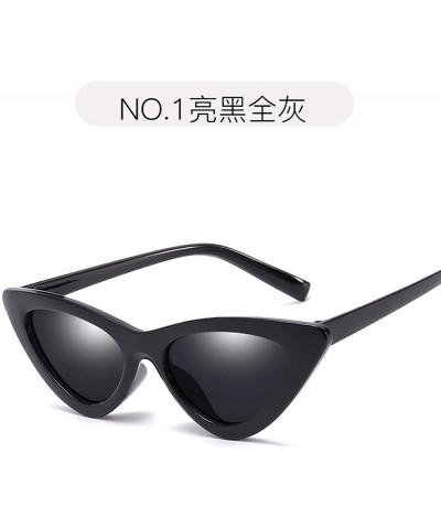 Round Cute Sexy Cat Eye Sunglasses Women Small Glasses Lady Luxury Mirror Retro Sun Vintage Female - 2 - C1198A5NLK3 $38.44