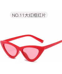 Round Cute Sexy Cat Eye Sunglasses Women Small Glasses Lady Luxury Mirror Retro Sun Vintage Female - 2 - C1198A5NLK3 $38.44