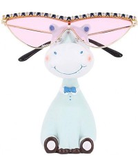 Goggle Sparkling Crystal Cat Eye Sunglasses UV Protection Rhinestone Sunglasses - Pink02556 - CU1979AGQXH $27.85