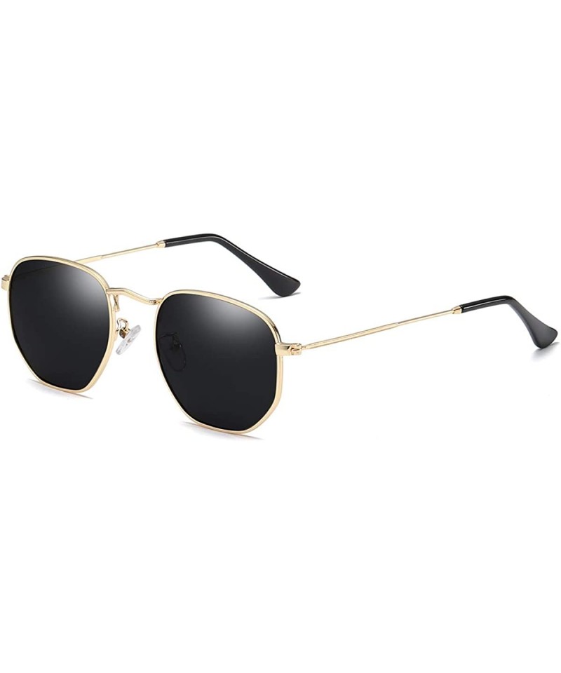 Designer Black And Gold Sunglasses For Men And Women Classic