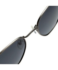 Oversized HD TAC Vintage Classic Polarized Sunglasses for Men Women around Rectangular Designer Style UV400 Protection - H - ...