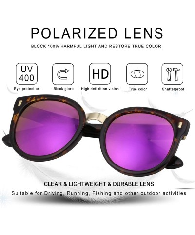 Square Oversize Polarized Sunglasses-UV400 Protection-Retro for Men/Women - Ana - C718ZROURMG $28.19