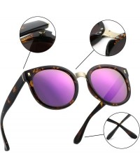Square Oversize Polarized Sunglasses-UV400 Protection-Retro for Men/Women - Ana - C718ZROURMG $28.19