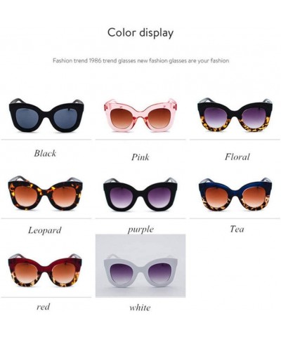 Oversized Fashion Sunglasses Gradient Oversized Outdoor - Pink - CJ197HOTASX $16.80