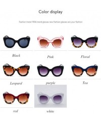 Oversized Fashion Sunglasses Gradient Oversized Outdoor - Pink - CJ197HOTASX $41.44