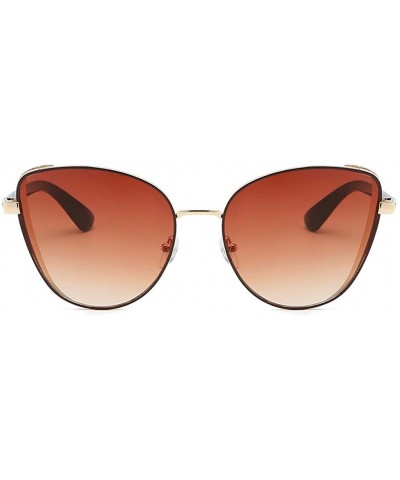 Square Women's Fashion Sunglasses Large Frame Vintage Shade Glasses - Multicolor - C818TQXSM6X $8.62
